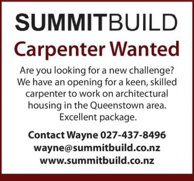 Carpenter Wanted