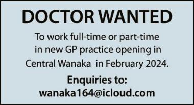DOCTOR WANTED