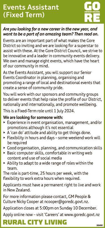 Events Assistant