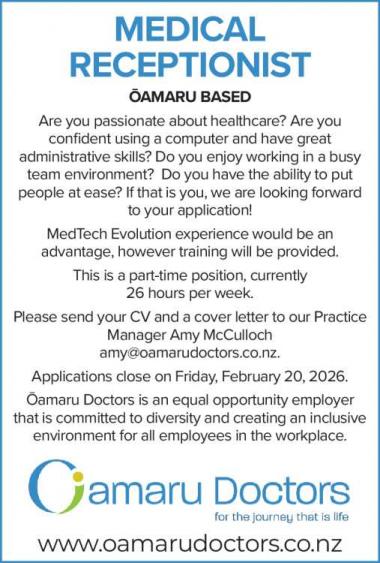 MEDICAL RECEPTIONIST