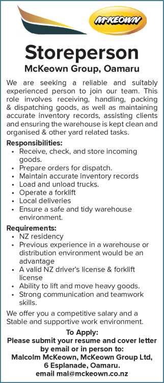 Storeperson