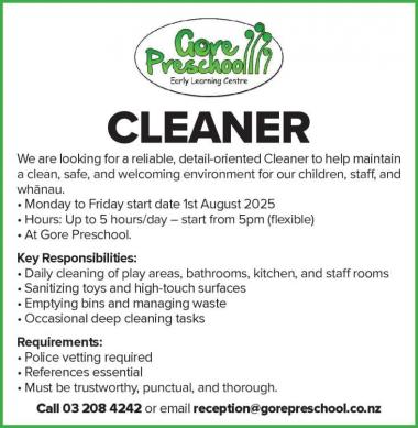 CLEANER