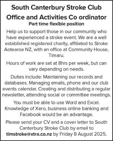 Office and Activities Coordinator