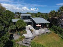 Pohutakawa Framed Paradise - Clarks Beach